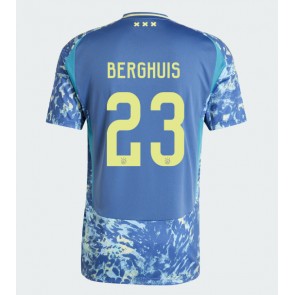 Ajax Steven Berghuis #23 Venkovní Dres 2024-25 Krátký Rukáv